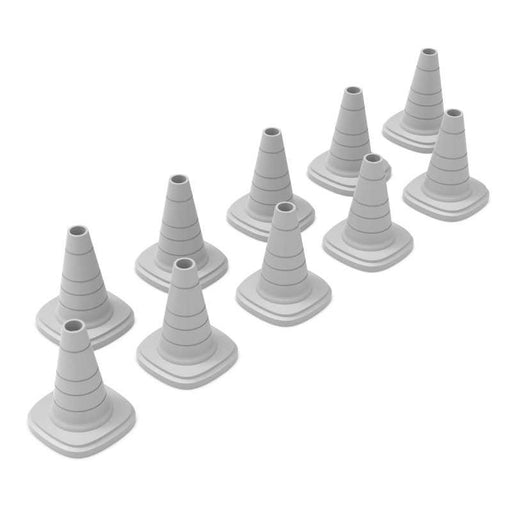 Green Stuff World: 3D printed set - Traffic Cones 1:48 Model Tools & Glue Green Stuff World
