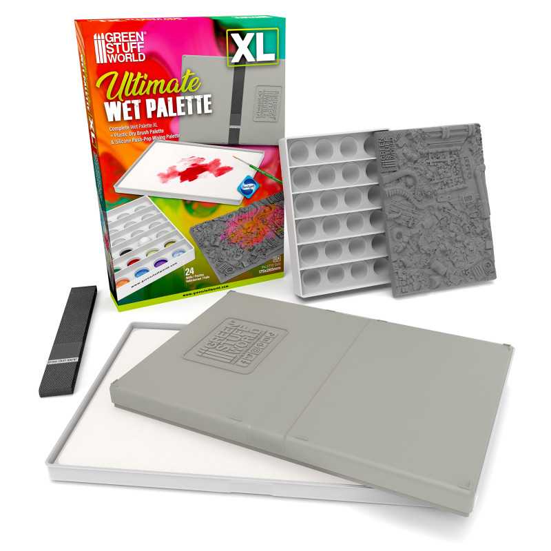 Green Stuff World: Ultimate Wet Palette XL Model Tools & Glue Green Stuff World