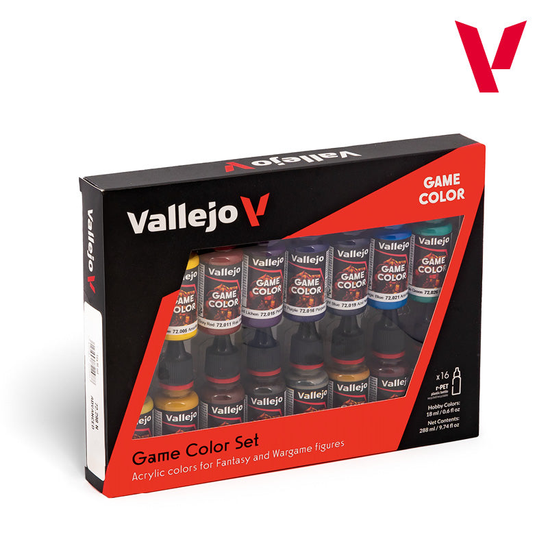 Vallejo: 72298 Advanced Game Color Paint Set Model Paints Vallejo
