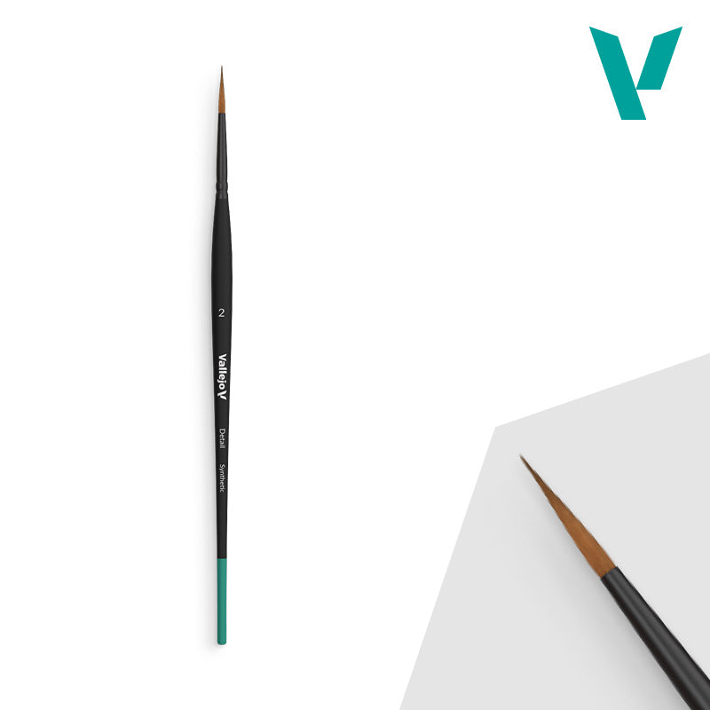 Vallejo: B02002 #2 Synthetic Round Brush Hobby Brushes Vallejo