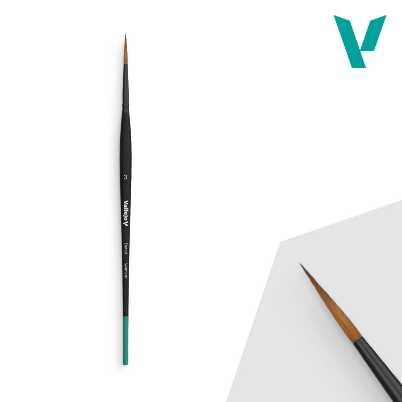 Vallejo: B02003 #3 Synthetic Round Brush Hobby Brushes Vallejo