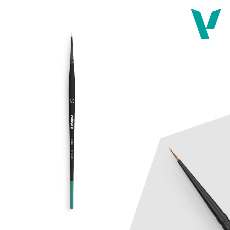 Vallejo: B02050 #5/0 Synthetic Round Brush Hobby Brushes Vallejo