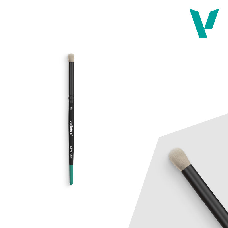 Vallejo: B07001 Small Natural Hair Dry Brush Hobby Brushes Vallejo