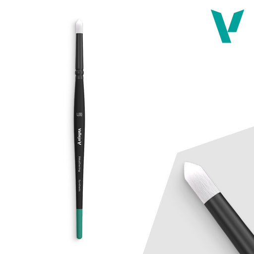 Vallejo: B08003 Large Weathering Synthetic Round Brush Hobby Brushes Vallejo