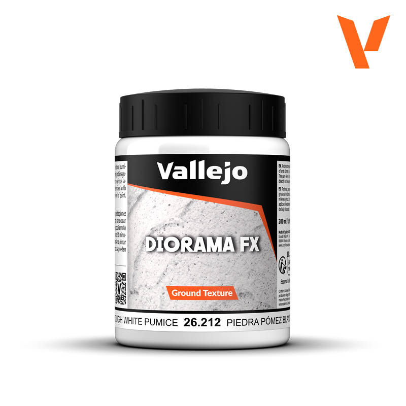 Vallejo: Diorama FX Ground 26212 Rough White Pumice Model Paints Vallejo