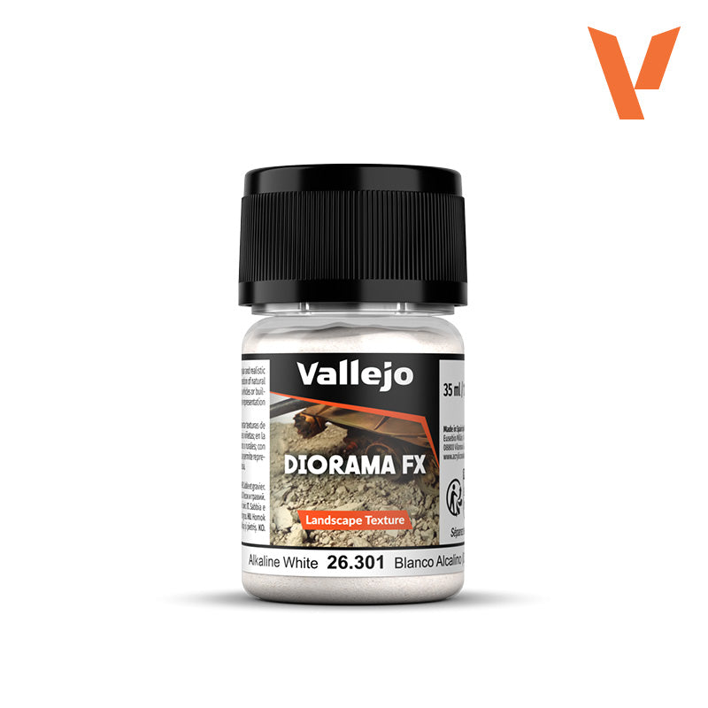 Vallejo: Diorama FX Landscape 26301 Alcaline White 0.5-1mm Model Paints Vallejo