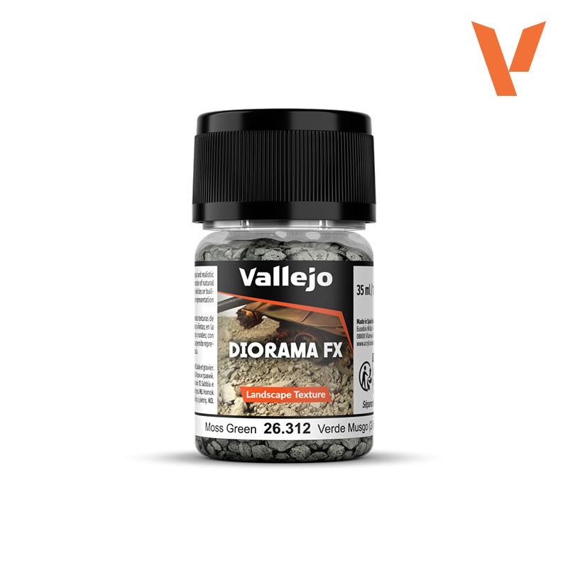 Vallejo: Diorama FX Landscape 26312 Moss Green 2-5mm Model Paints Vallejo