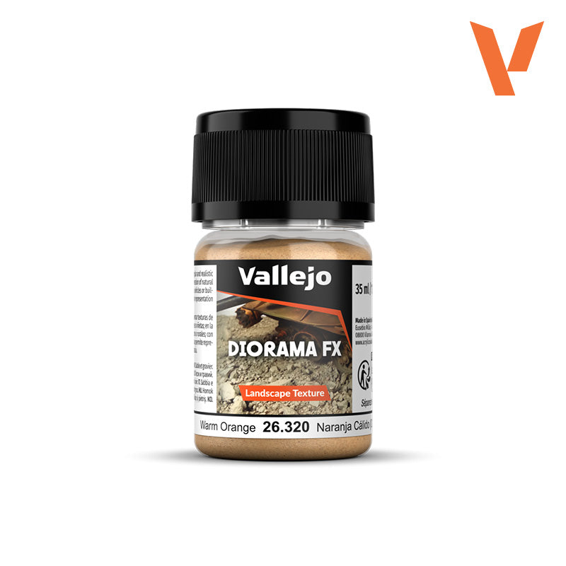 Vallejo: Diorama FX Landscape 26320 Warm Orange 0.1-1mm Model Paints Vallejo