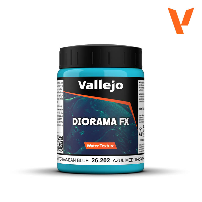 Vallejo: Diorama FX Water 26202 Mediterranean Blue Model Paints Vallejo