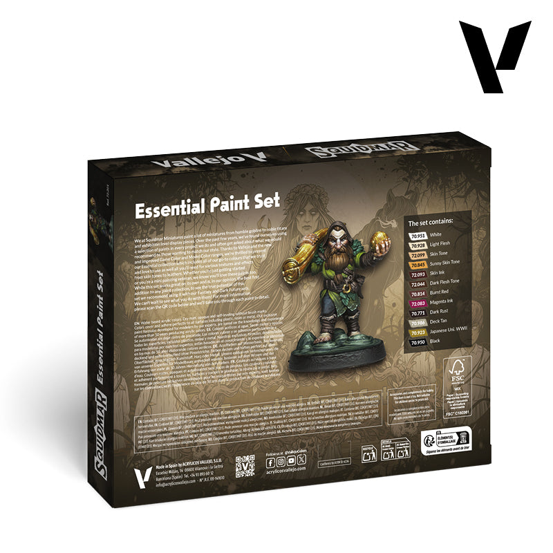Vallejo: 72201 Squidmar Essential Paint Set Model Paints Vallejo