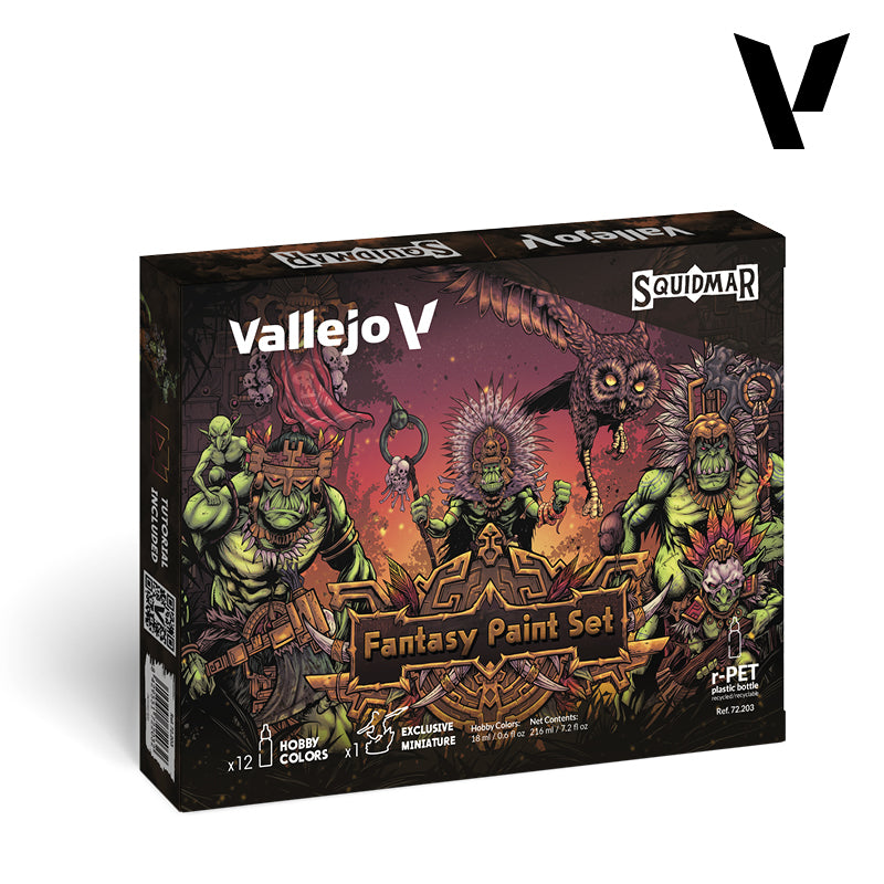 Vallejo: 72203 Squidmar Fantasy Paint Set Model Paints Vallejo
