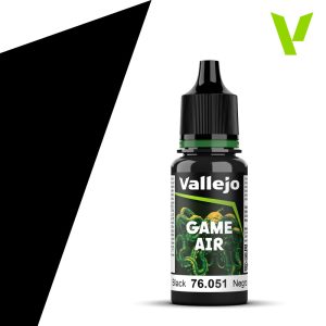 Vallejo: Game Air 76051 Black Model Paints Vallejo