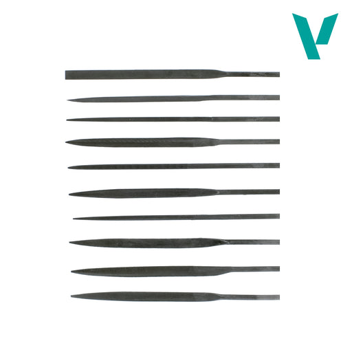 Vallejo: T03001 Set of 10 Needle Files Model Tools & Glue Vallejo