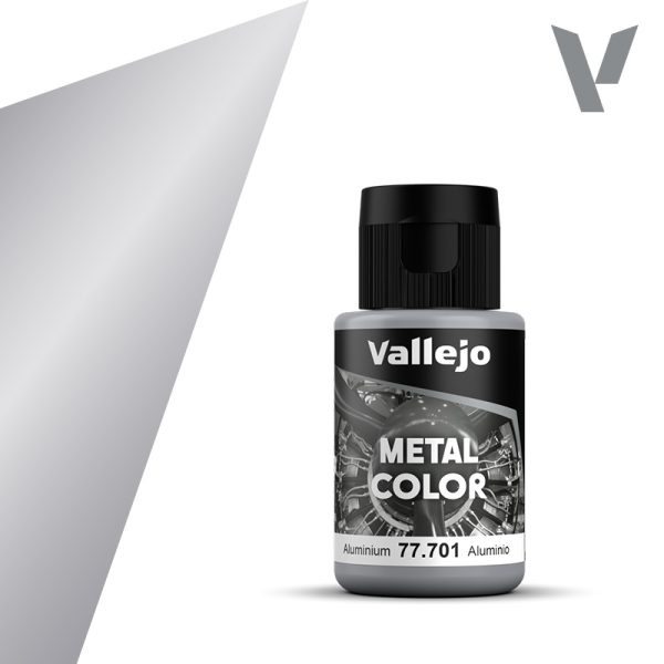 Vallejo: Metal Color 77701 Aluminum Model Paints Vallejo