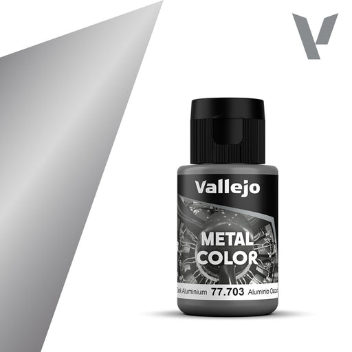 Vallejo: Metal Color 77703 Dark Aluminum Model Paints Vallejo