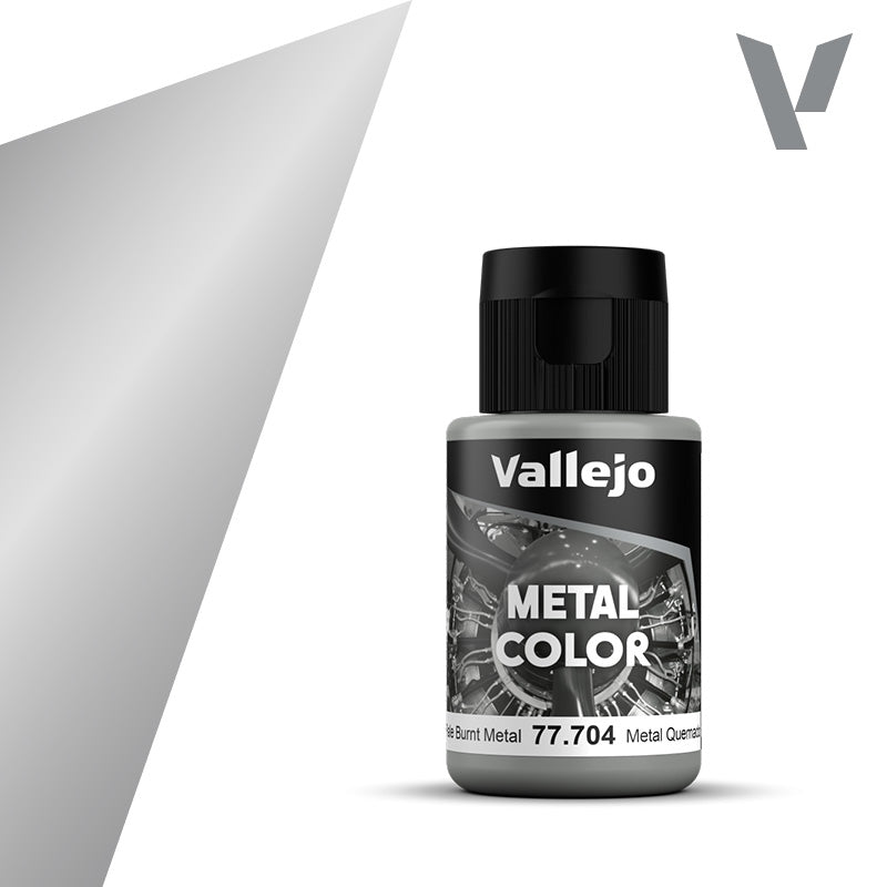 Vallejo: Metal Color 77704 Pale Burnt Metal Model Paints Vallejo