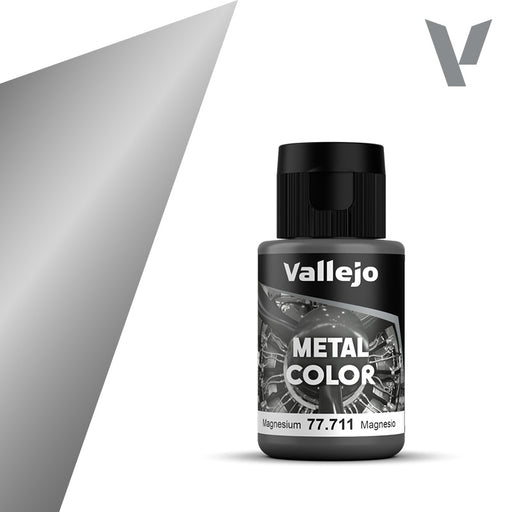 Vallejo: Metal Color 77711 Magnesium Model Paints Vallejo