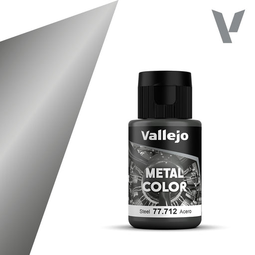 Vallejo: Metal Color 77712 Steel Model Paints Vallejo