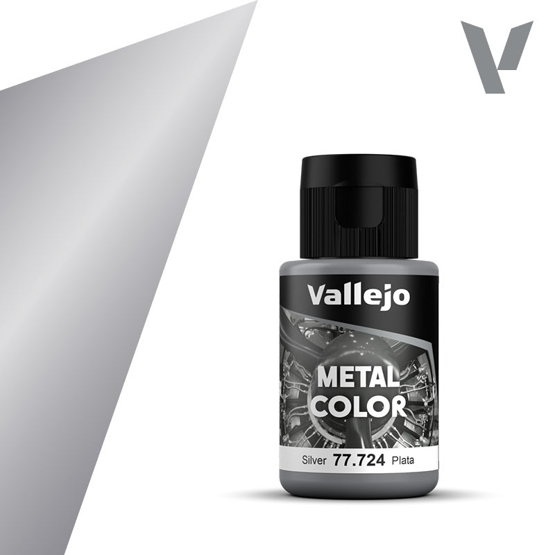 Vallejo: Metal Color 77724 Silver Model Paints Vallejo
