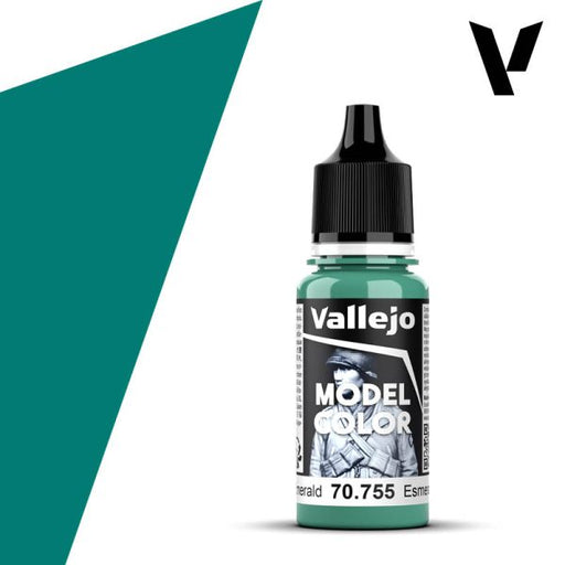 Vallejo: Model Color 70755 Light Emerald Model Paints Vallejo
