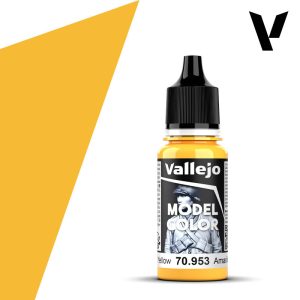 Vallejo: Model Color 70953 Flat Yellow Model Paints Vallejo