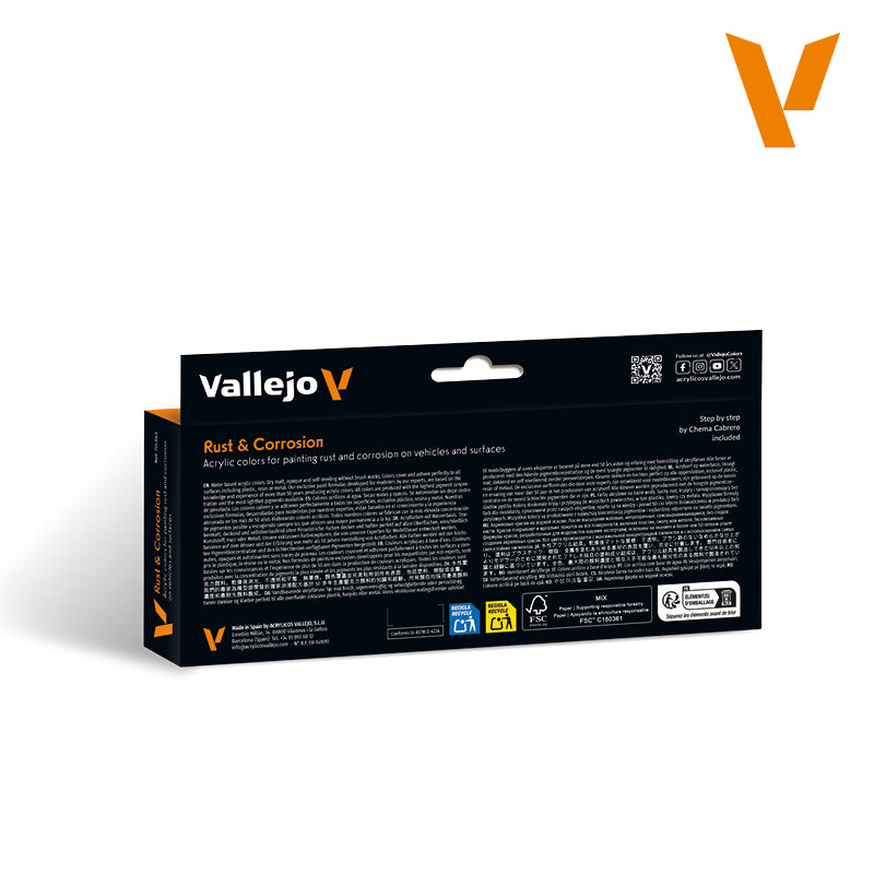 Vallejo: 70262 Rust & Corrosion Effects Model Paints Vallejo