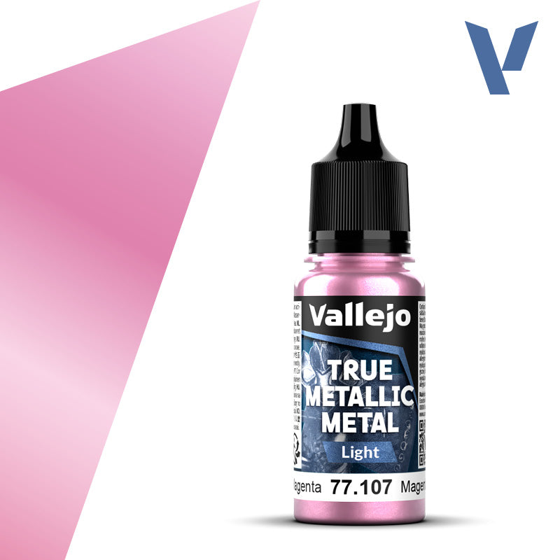 Vallejo: True Metallic Metal 77107 Crimson Magenta Light Model Paints Vallejo