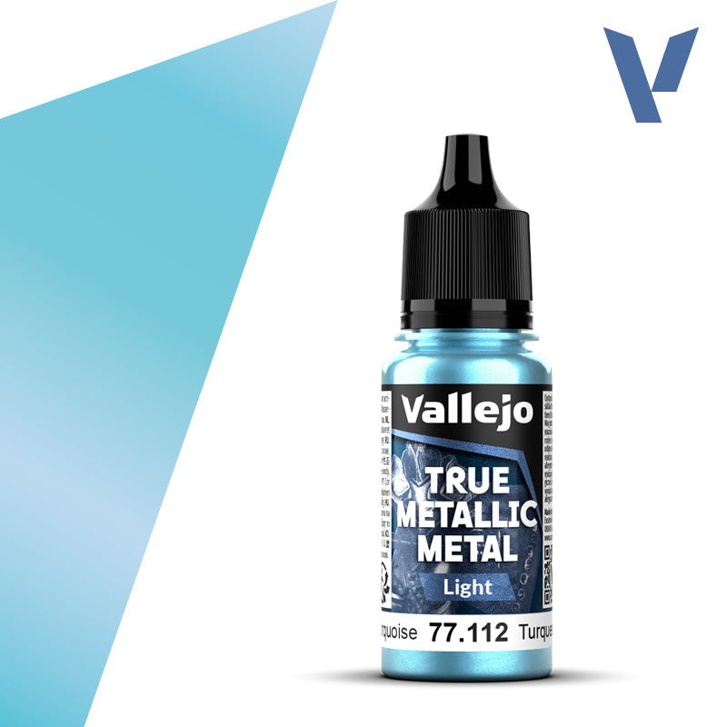 Vallejo: True Metallic Metal 77112 Hydra Turquoise Light Model Paints Vallejo
