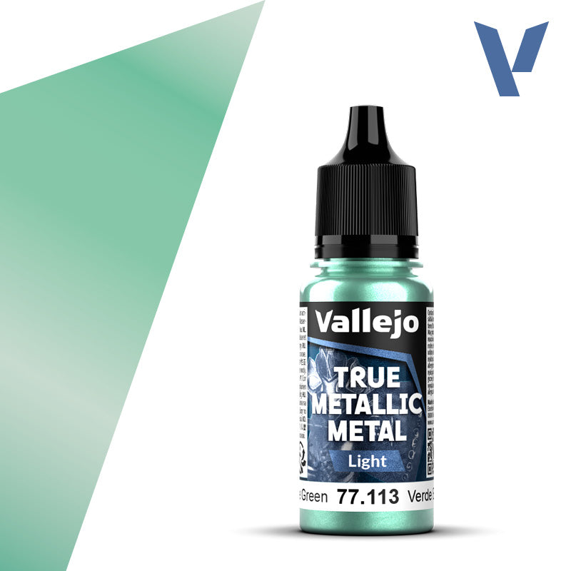 Vallejo: True Metallic Metal 77113 Beetle Green Light Model Paints Vallejo