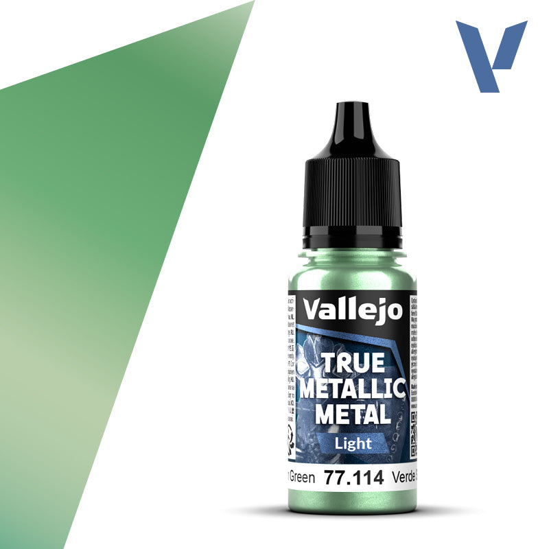 Vallejo: True Metallic Metal 77114 Dusken Green Light Model Paints Vallejo