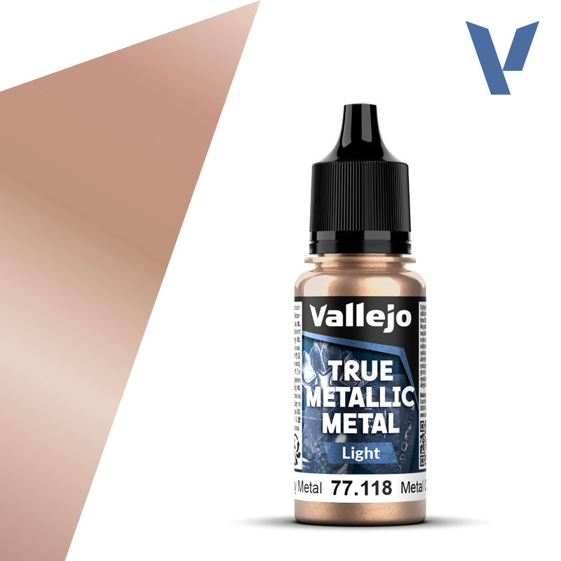 Vallejo: True Metallic Metal 77118 Rusty Metal Light Model Paints Vallejo