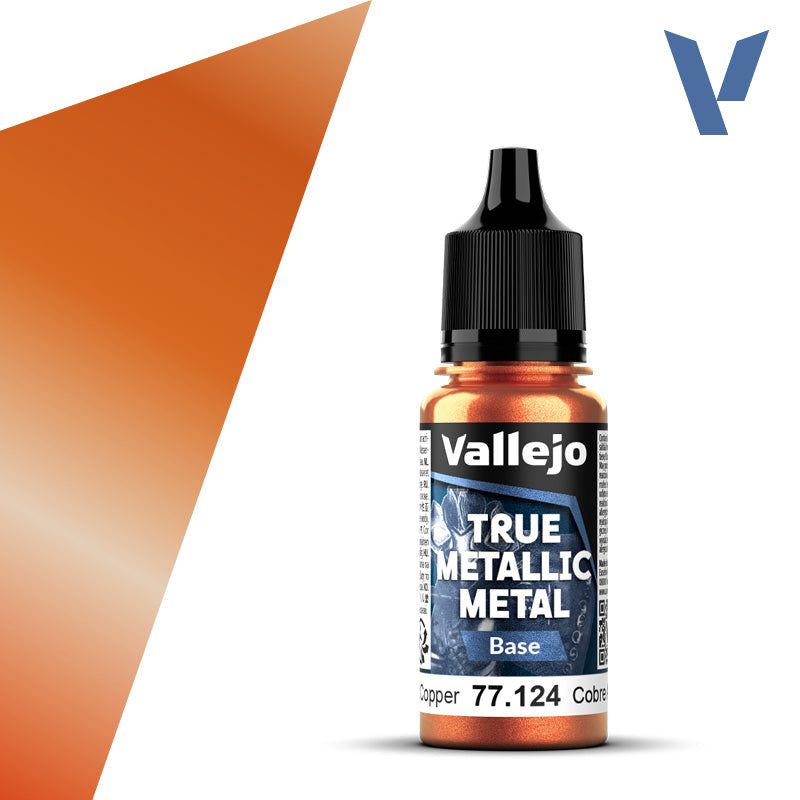 Vallejo: True Metallic Metal 77124 Ancient Copper Base Model Paints Vallejo