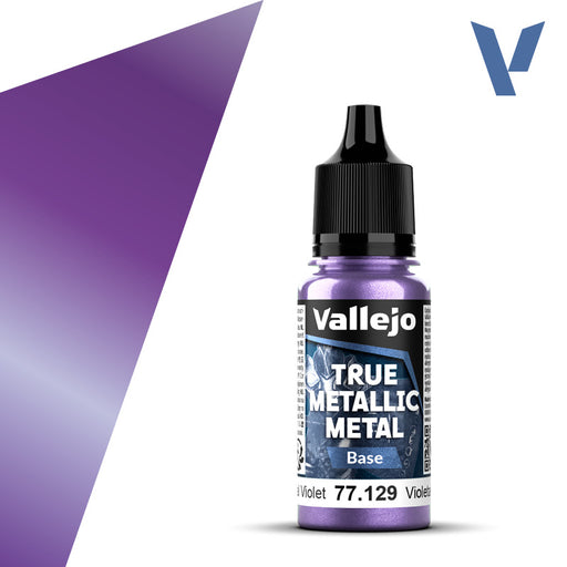 Vallejo: True Metallic Metal 77129 Celestial Violet Base Model Paints Vallejo