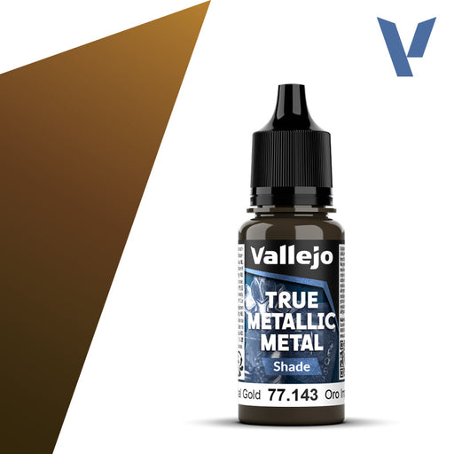 Vallejo: True Metallic Metal 77143 Imperial Gold Shade Model Paints Vallejo