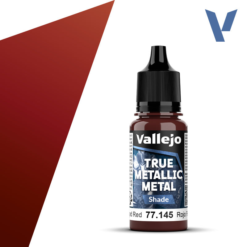 Vallejo: True Metallic Metal 77145 Forged Red Shade Model Paints Vallejo