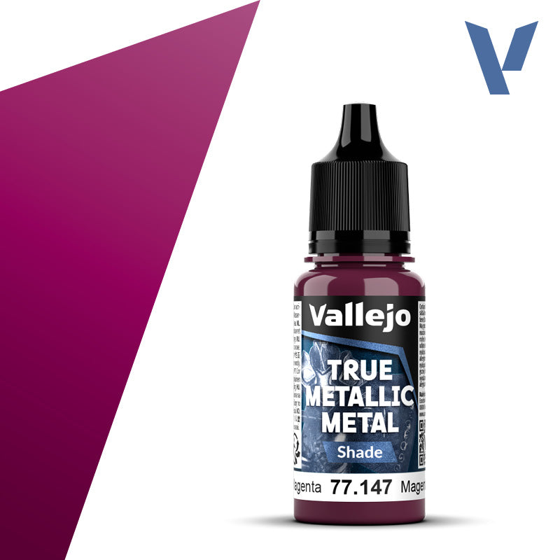 Vallejo: True Metallic Metal 77147 Crimson Magenta Shade Model Paints Vallejo