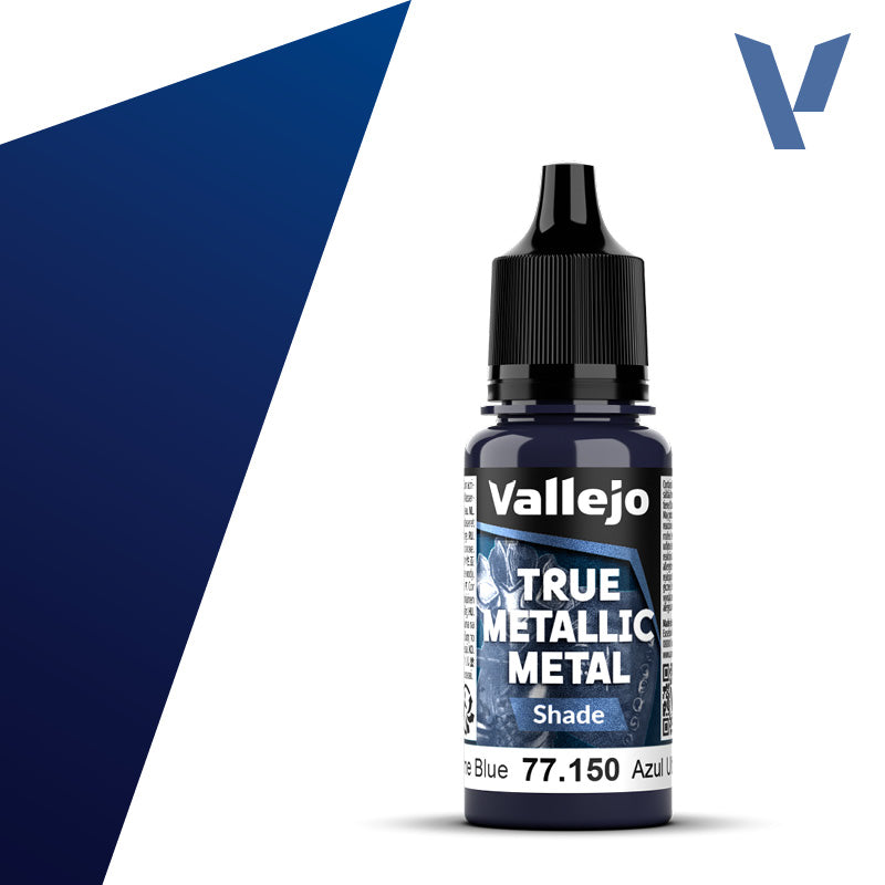 Vallejo: True Metallic Metal 77150 Ultramarine Blue Shade Model Paints Vallejo