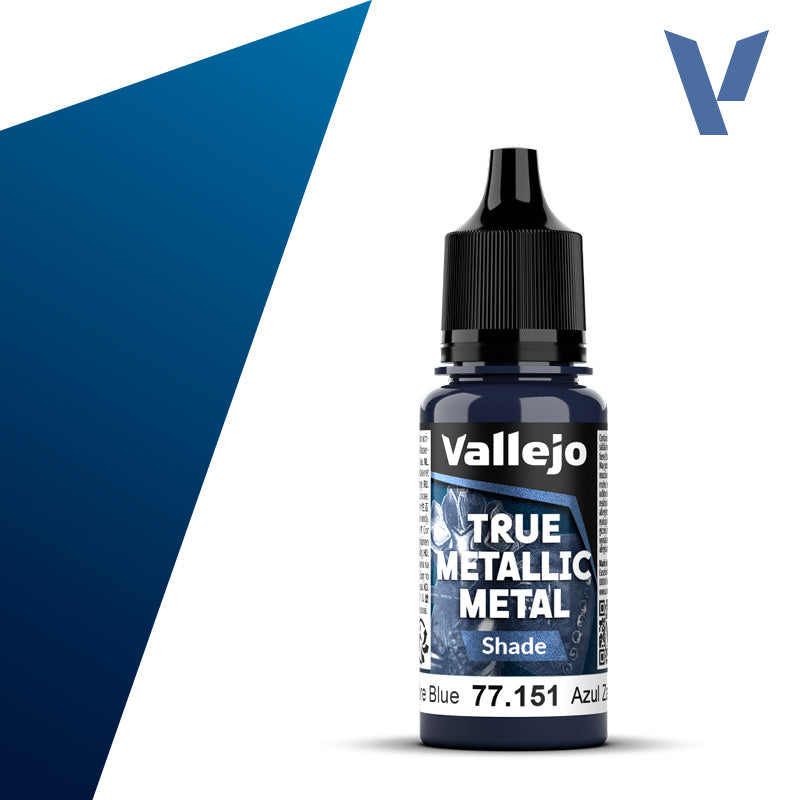 Vallejo: True Metallic Metal 77151 Sapphire Blue Shade Model Paints Vallejo