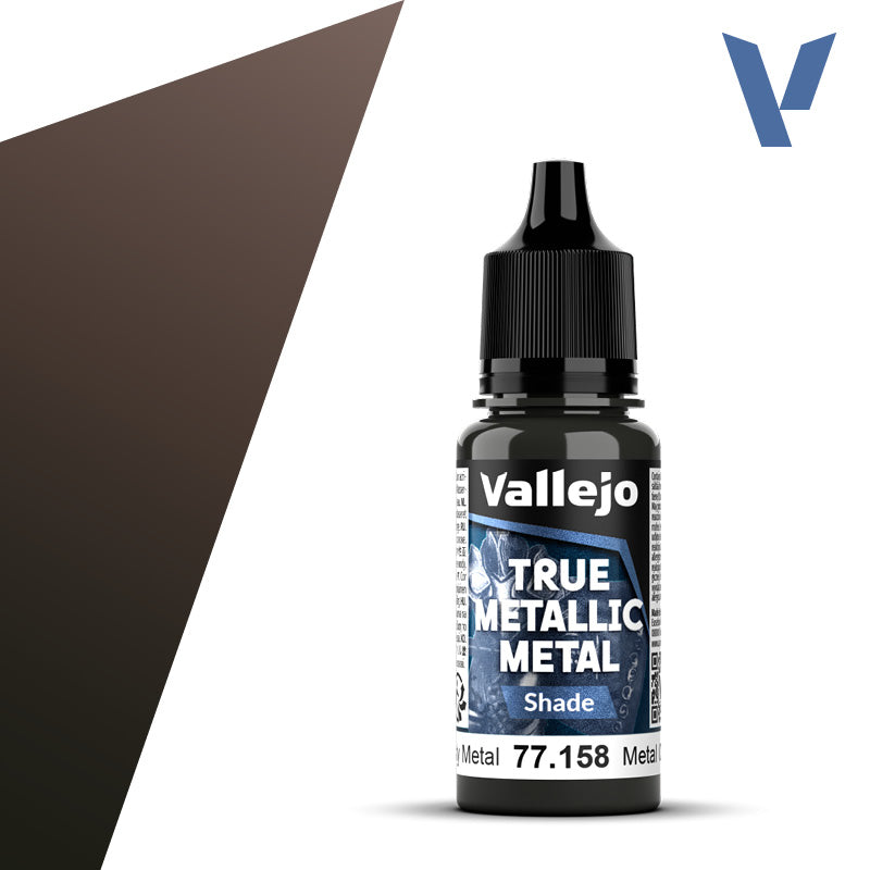 Vallejo: True Metallic Metal 77158 Rusty Metal Shade Model Paints Vallejo