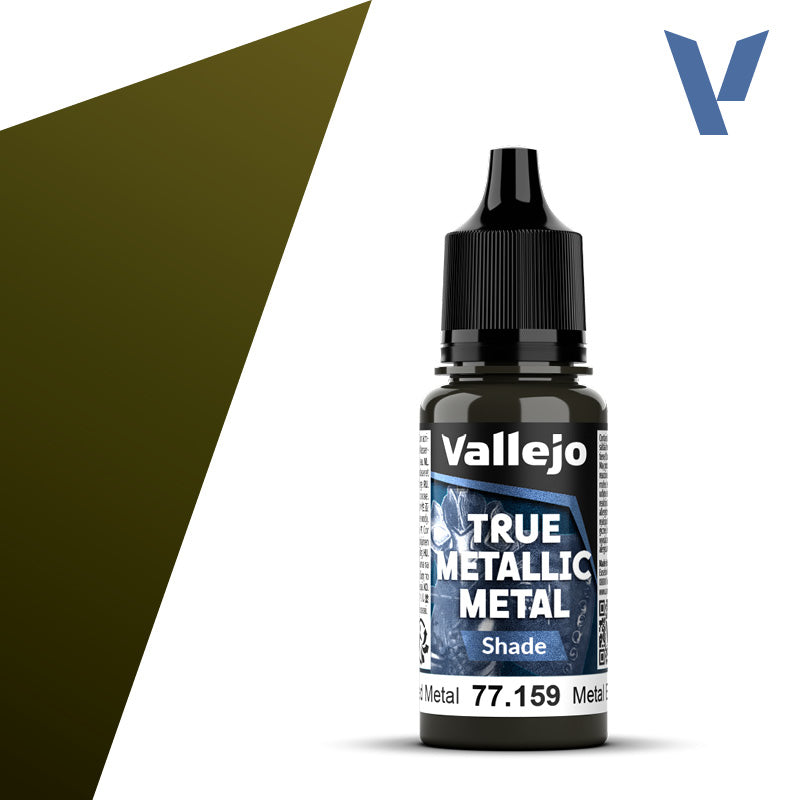 Vallejo: True Metallic Metal 77159 Aged Metal Shade Model Paints Vallejo