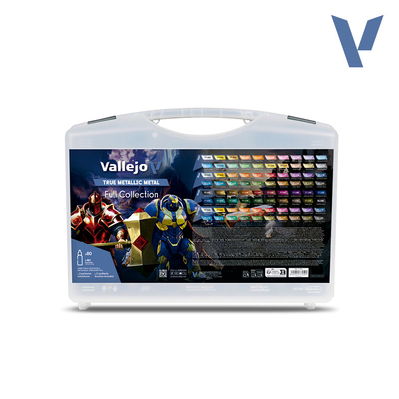 Vallejo: True Metallic Metal 77250 - Full Collection Model Paints Vallejo