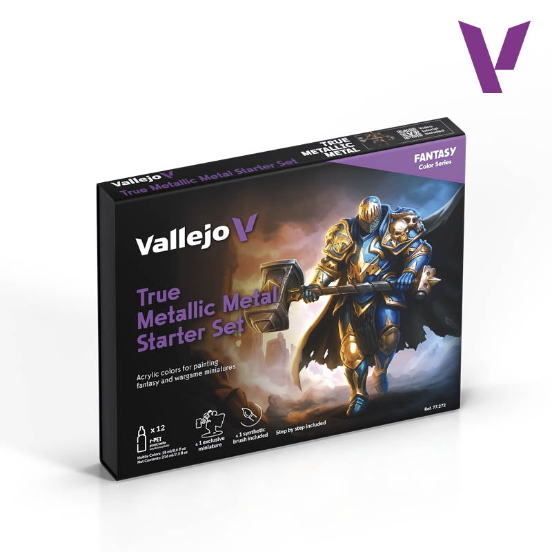 Vallejo: True Metallic Metal 77272 Starter Set