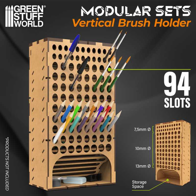 Green Stuff World: Vertical Paint Brush Holder Hobby Brushes Green Stuff World