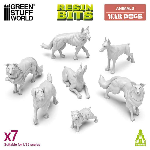 Green Stuff World: 3D printed set - War Dogs 1:35 Model Tools & Glue Green Stuff World