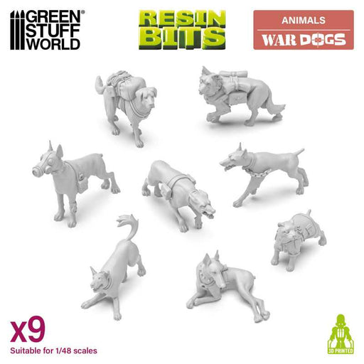 Green Stuff World: 3D printed set - War Dogs 1:48 Model Tools & Glue Green Stuff World