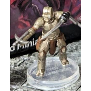 Dungeons & Dragons: Icons of the Realm: Vecna: Eve of Ruin: 20/40 Warforged Blade RPG Miniatures WizKids   