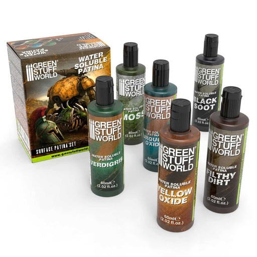 Green Stuff World: Water Soluble Patina Set Model Tools & Glue Green Stuff World