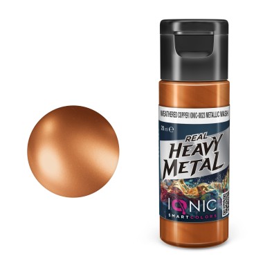 Ionic: Heavy Metal 0823 - Weathered Copper Metallic Wash Model Paints Runeforge Distribution
