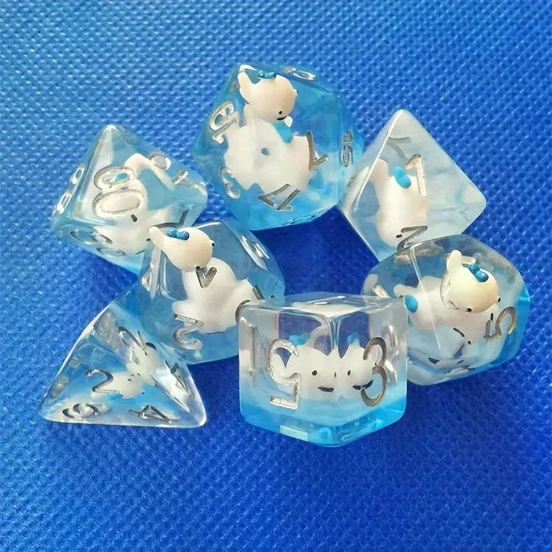 Seriously Good Dice: Animal Collection 7 Die Set "Whale" Dice & Gaming Accessories Taps Imports