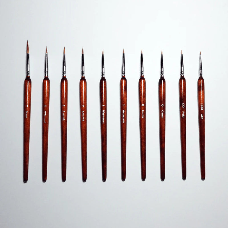 Chronicle RPG's: Wolf Bristle Brush Set Hobby Brushes Dirty Down